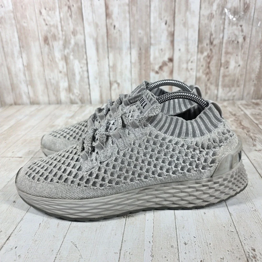 NOBULL Mesh Runner Womens 7.5 Grey Training Running Shoes Athletic Sneakers